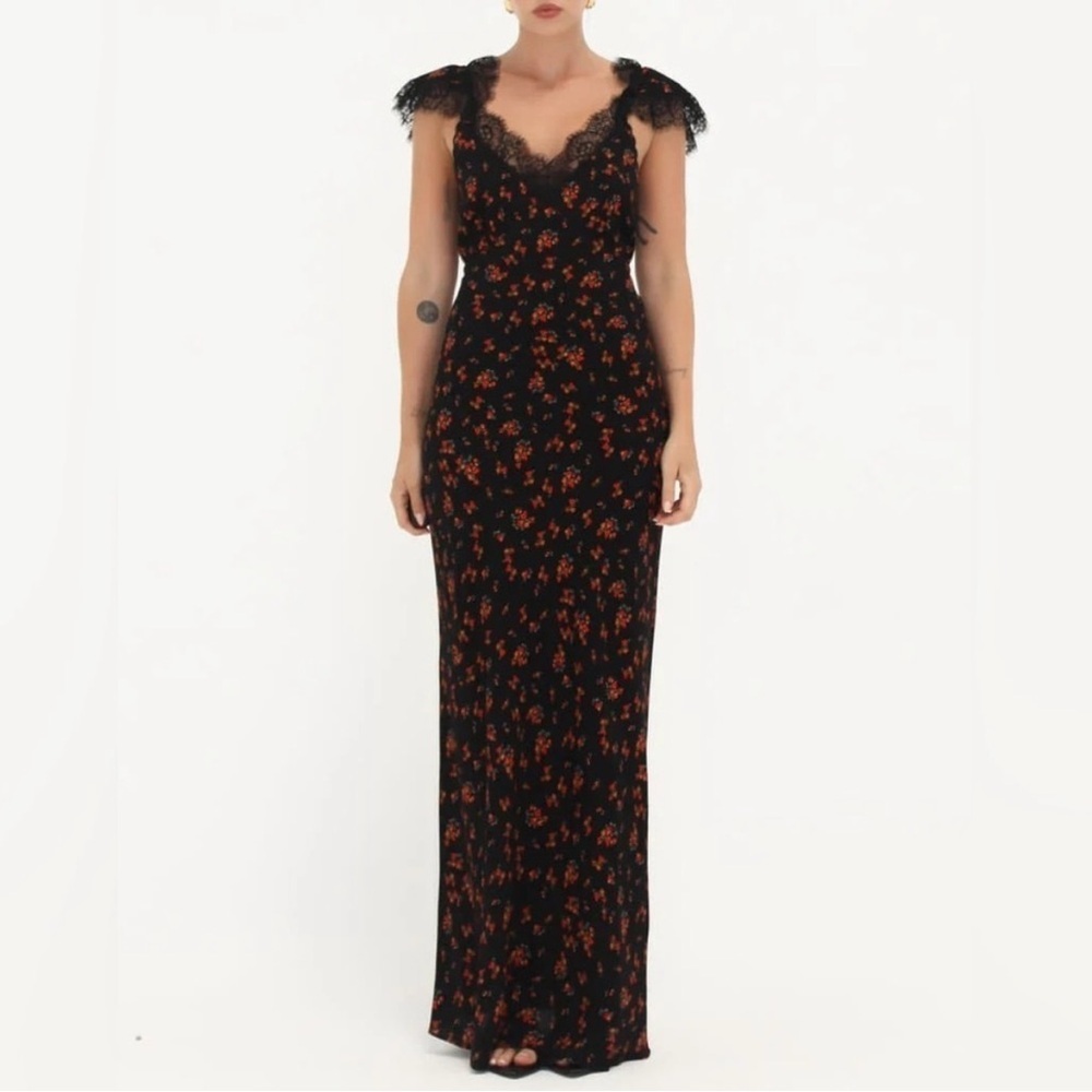 Rumored Frontier Maxi Dress In Spanish Poppy